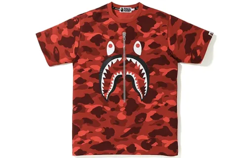 Bape Color Camo Shark Tee