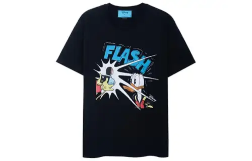 GUCCI X Disney Men Donald Duck T-Shirt Black/Multi