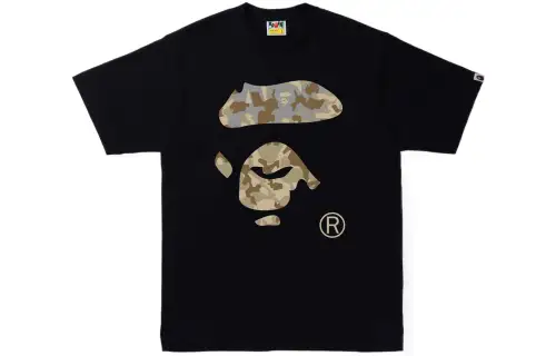 Bape Sand Camo Ape Face Tee