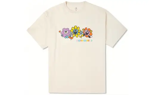 Converse MUCH LOVE T Shirt Unisex Milk White
