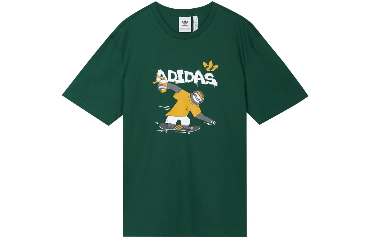 Adidas Originals T Shirt Men's Forest Green