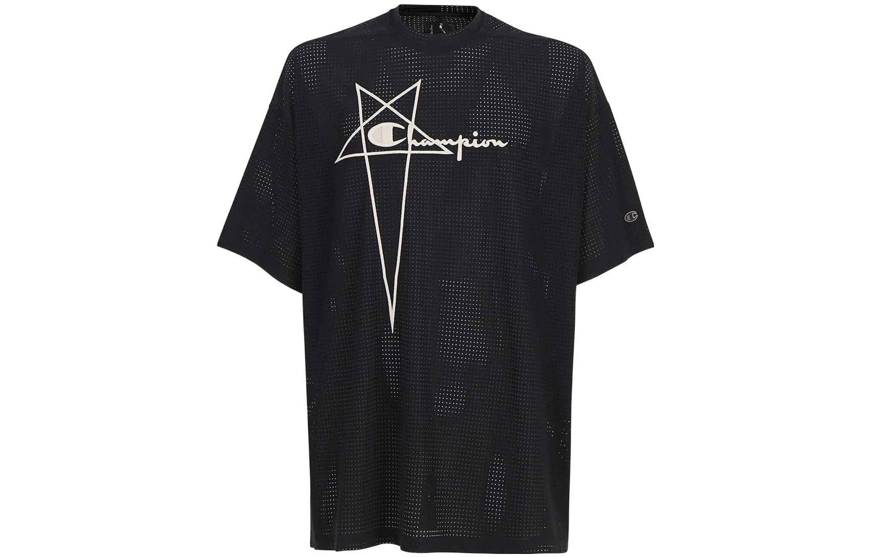 RICK OWENS/RO x Champion SS22 T Shirt Men's Black