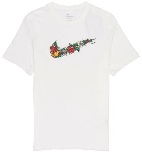 Nike T-Shirts Men's White Crew Neck Moderate