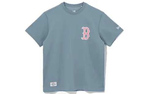 New Era SS22 T Shirt Men's Gray Blue