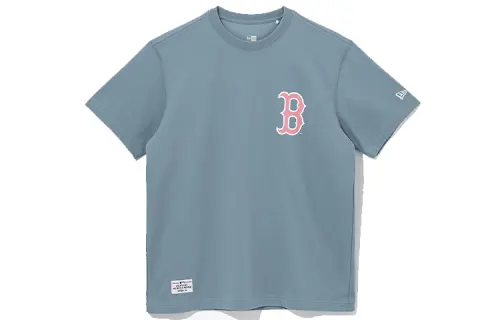 New Era SS22 T Shirt Men's Gray Blue