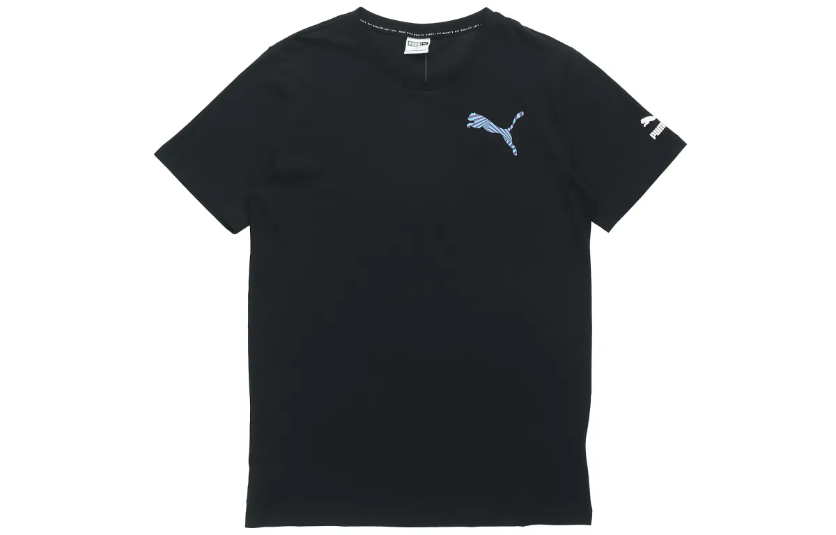 PUMA T-Shirts Men's Crew Neck Moderate Straight Fit