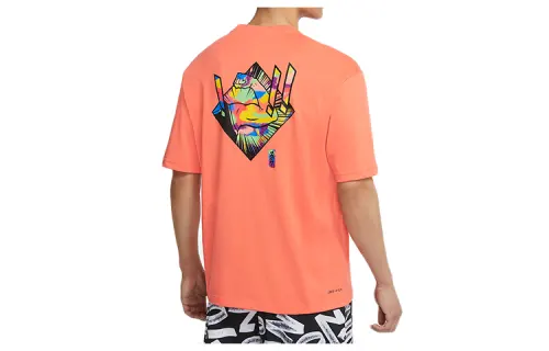 Jordan Zion T Shirt Men's Grass Peel Orange