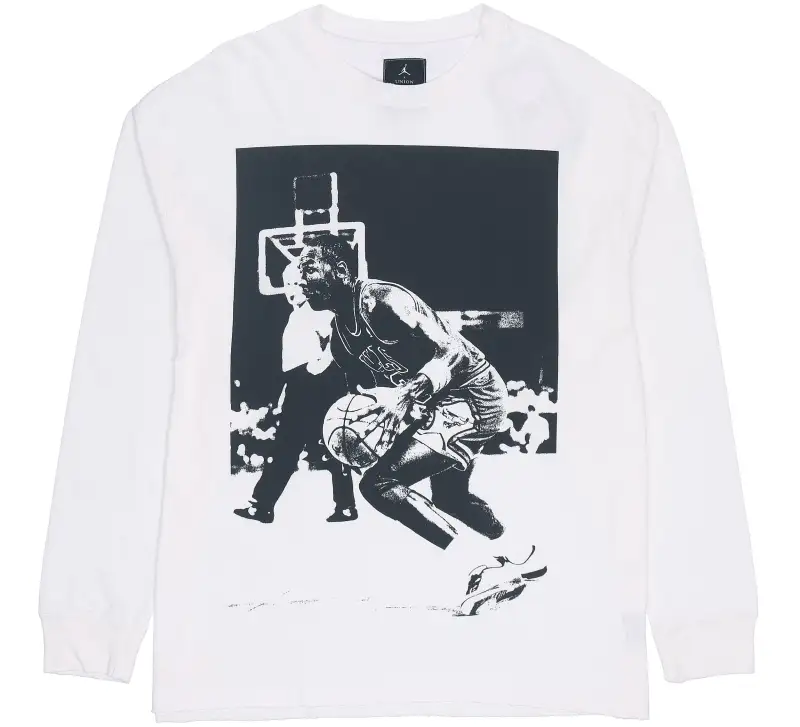 Jordan X Union M J L/S T Shirt Asia Sizing