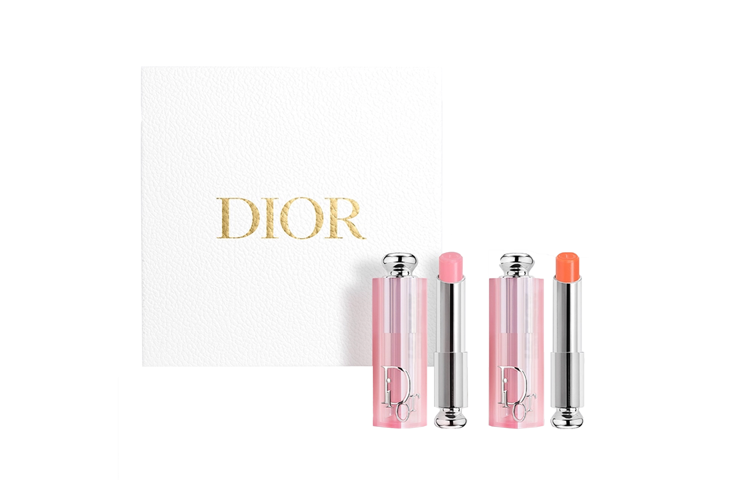 Женский набор Dior Addict Lip Glow (розово-коралловый)