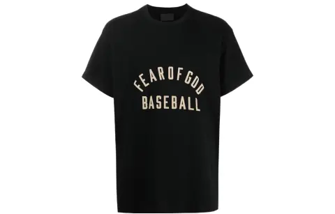 Fear of God Baseball T-shirt Black