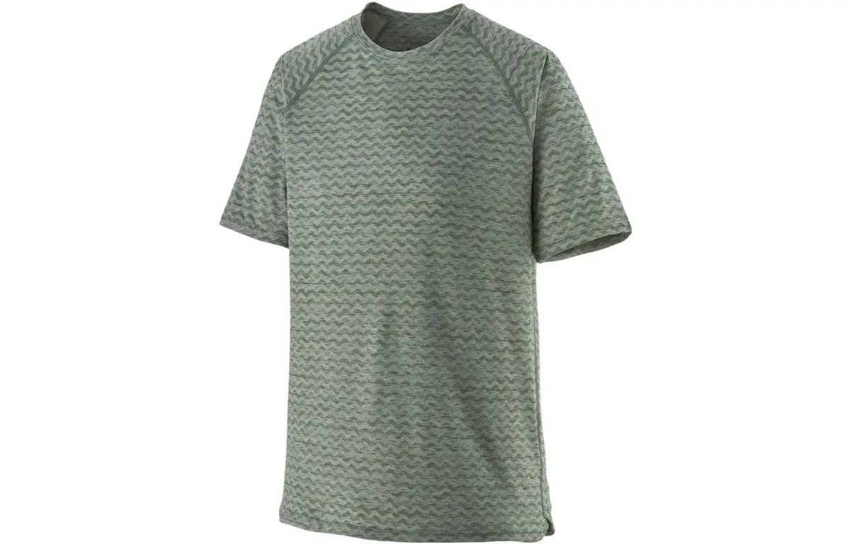Patagonia Ridge Flow T-Shirts Men's Crew Neck Moderate Straight Fit