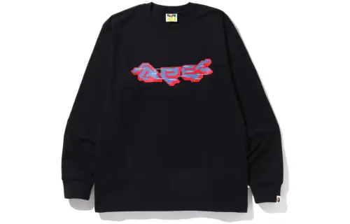 Bape Ape Logo L/S Tee SS22