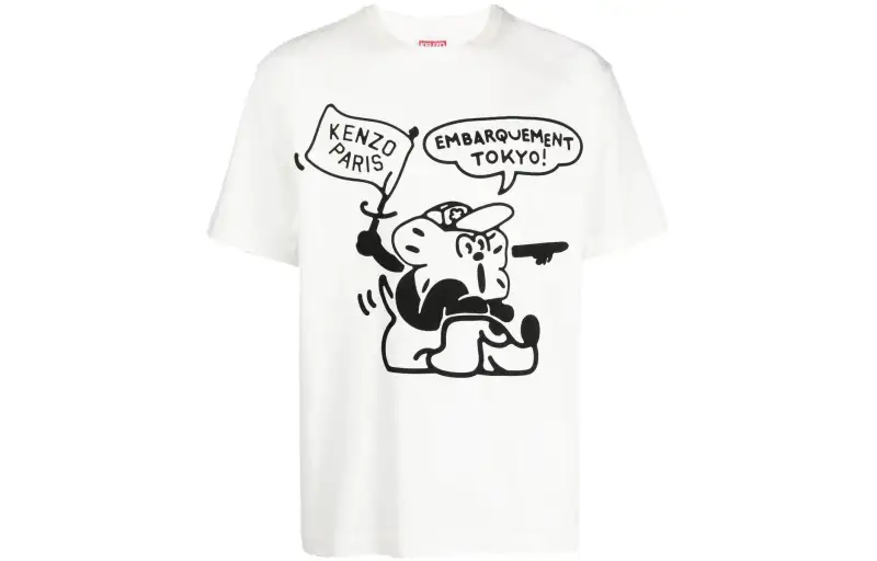 KENZO Boke Boy Travels Crewneck T-Shirt