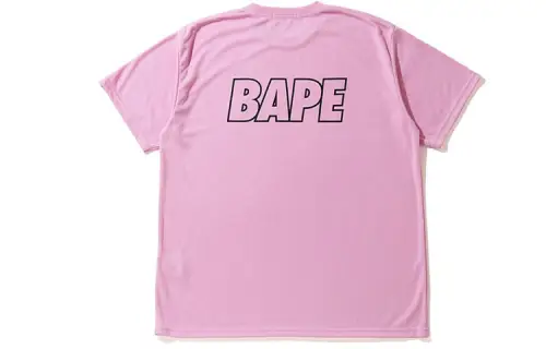 A BATHING APE Bape T Shirts Men's Crew Neck Moderate Straight Fit