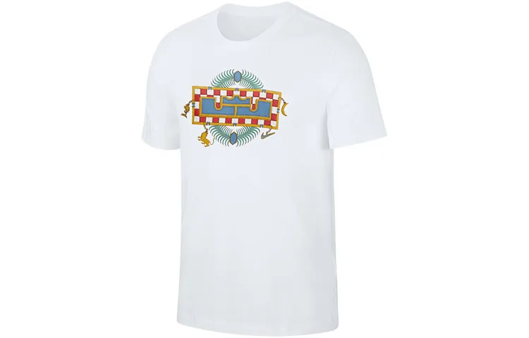 Nike T-Shirts Men's White Crew Neck Moderate Other