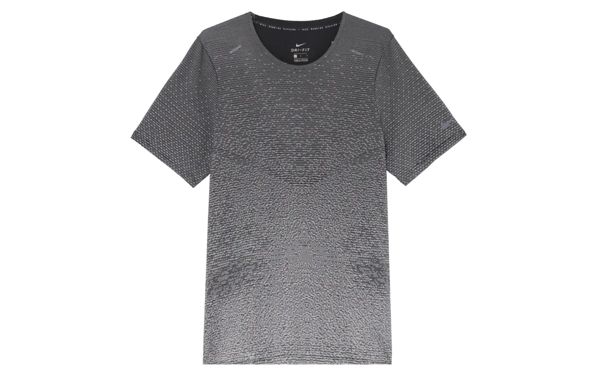 Nike Running T-Shirts Men's Gray Crew Neck Moderate