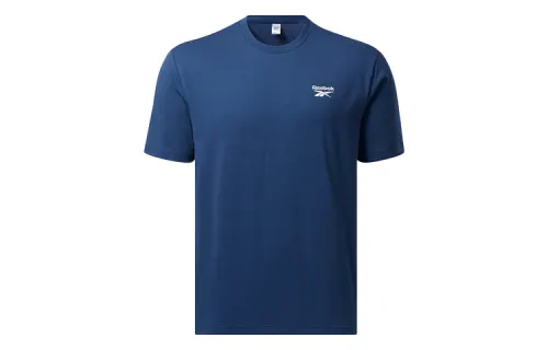 Reebok T Shirts Unisex Blue Crew Neck Moderate Straight Fit