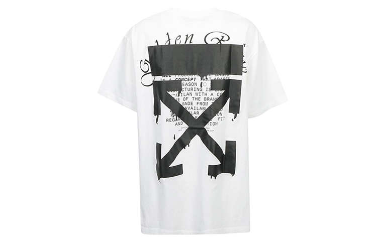 OFF WHITE Oversized Dripping Arrows T Shirt