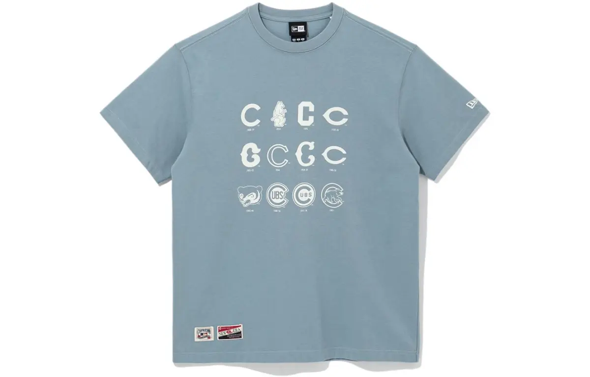New Era SS22 T Shirt Unisex Blue Gray