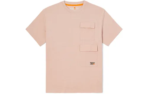 Timberland Drop Shoulder Sleeve T-Shirt Men's Pink