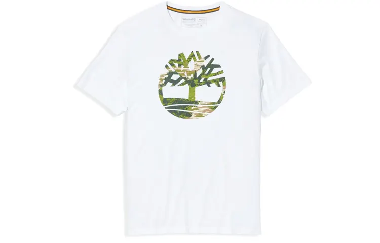 Timberland Set in Sleeve T Shirt Men's White