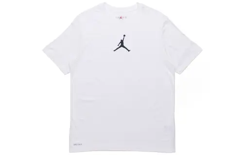 Jordan T Shirts Men's Crew Neck Moderate Straight Fit