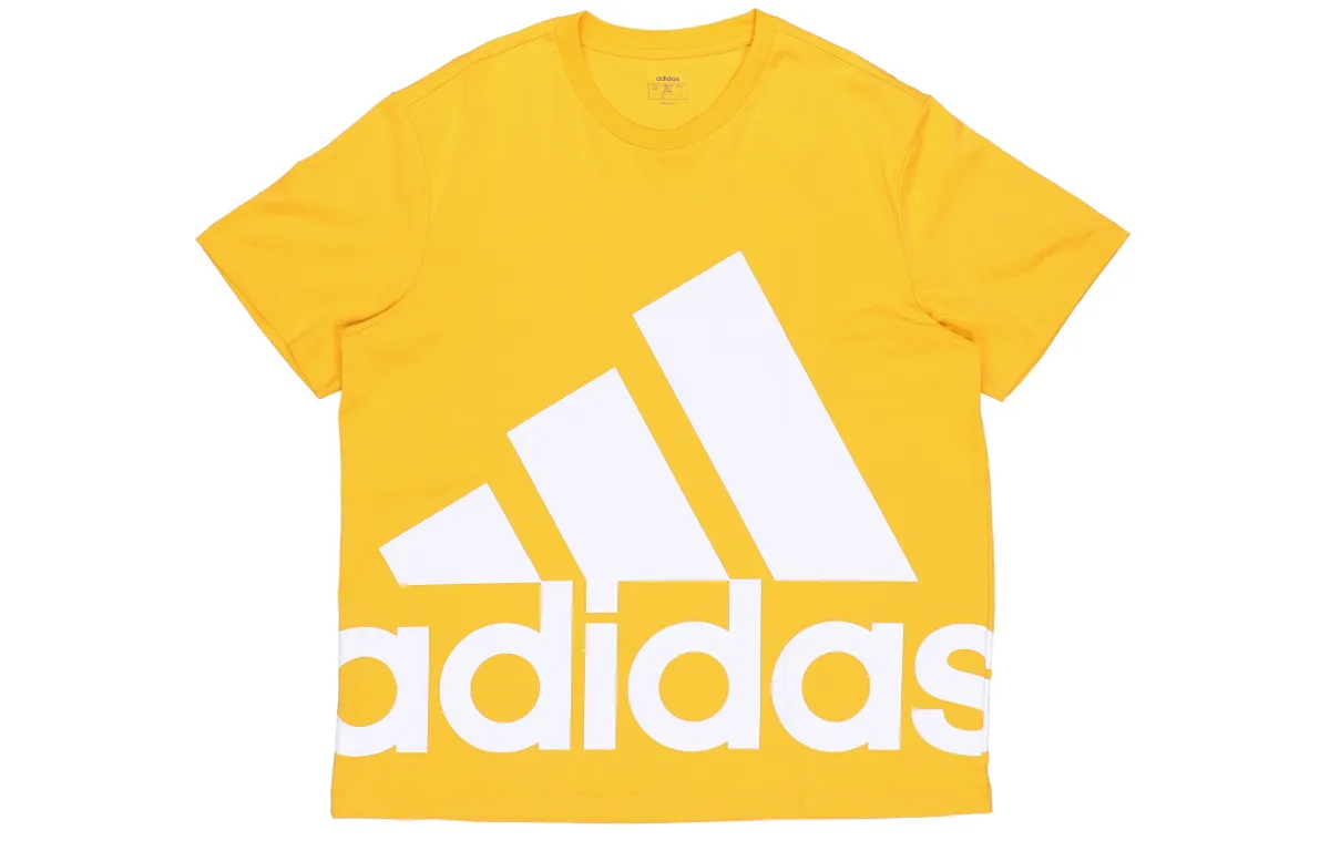 Adidas Set in Sleeve T Shirt Men's Yellow