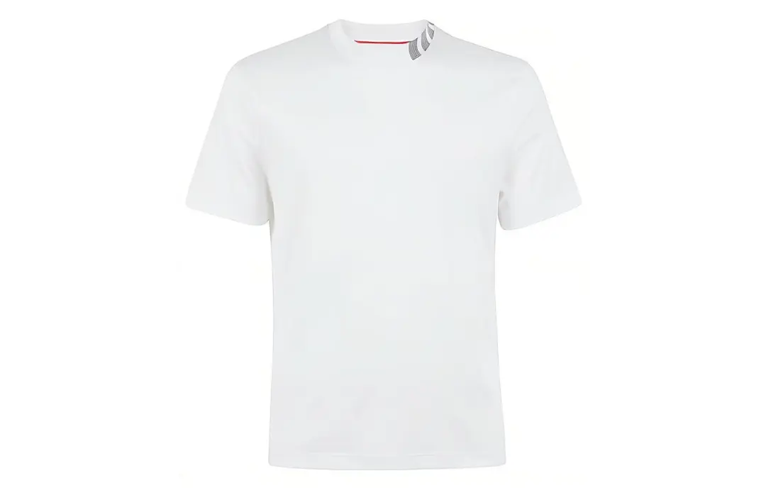 THOM BROWNE T Shirts Men's White Crew Neck Moderate Straight Fit