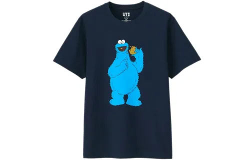 KAWS X UNIQLO X SESAME STREET Cookie Monster Tee