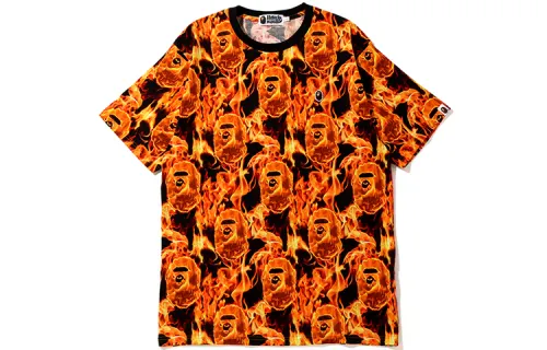 Bape Flame Wide Tee