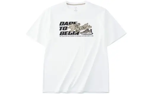 Anta T Shirt Unisex Ivory White
