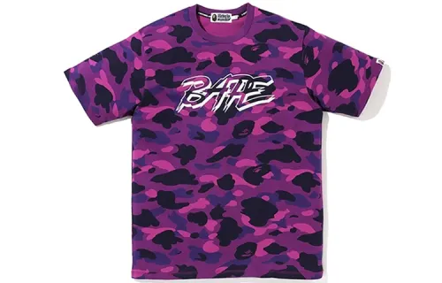 A BATHING APE Bape T Shirts Unisex Crew Neck Moderate Straight Fit