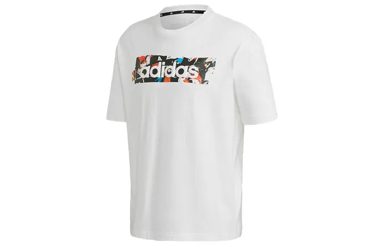 Adidas X Disney T-Shirts Men's White Crew Neck Moderate Straight Fit