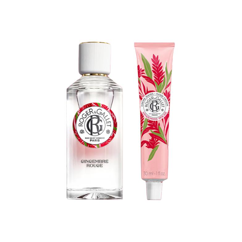 Roger & Gallet Red Ginger Rubies Girlish Perfume Sets Eau De Toilette Pink Berry Anise 100ml+30ml