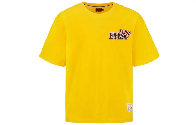 EVISU SS20 T Shirt Men's Yellow