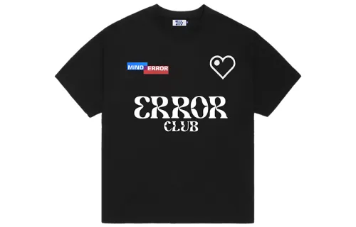 MIND ERROR T Shirts Unisex Crew Neck Moderate