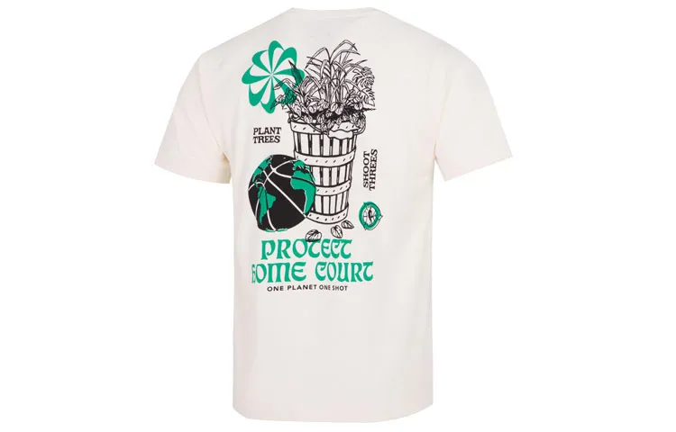 Nike Drop Shoulder Sleeve T-Shirt Men's White