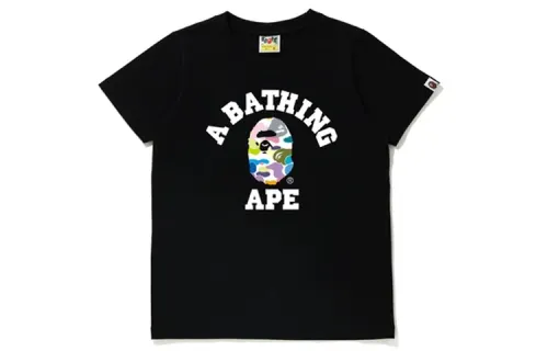 Bape Multi Camo College Tee