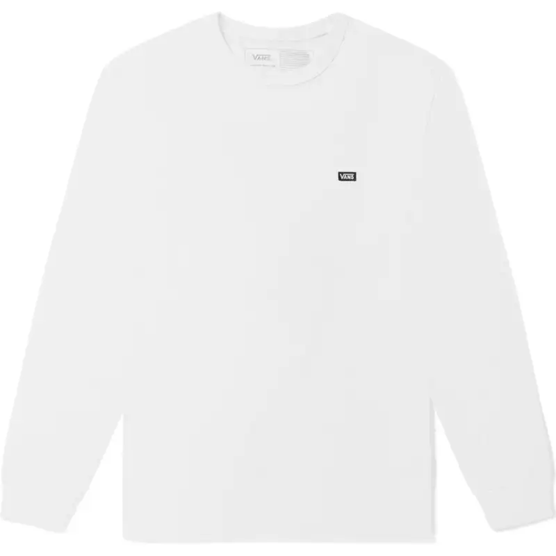 Vans T Shirts Unisex White Crew Neck Moderate Straight Fit