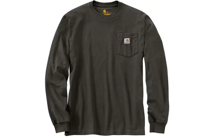Carhartt T Shirts Unisex Muddy Crew Neck Moderate Straight Fit