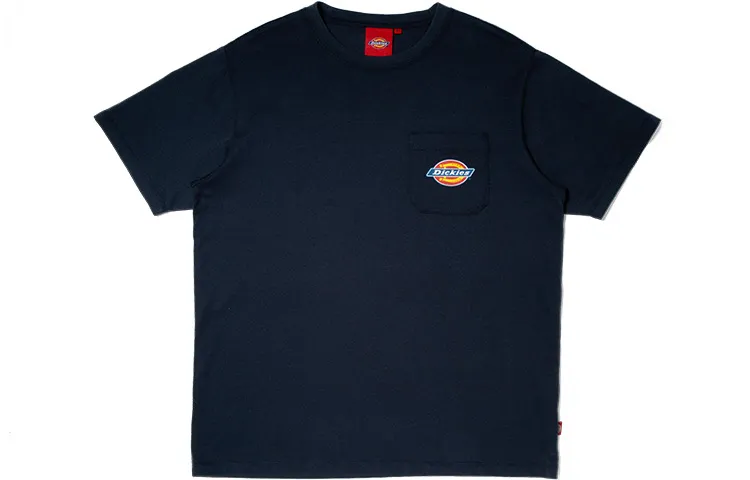 Dickies SS21 Crew Neck Fitted Straight Fit Short Sleeved T Shirt Men's Dark Marine Blue