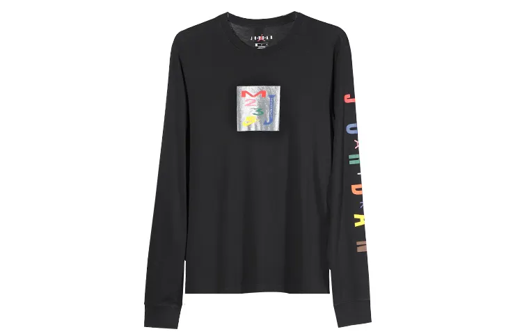 Jordan T Shirts Men's Crew Neck Moderate Straight Fit
