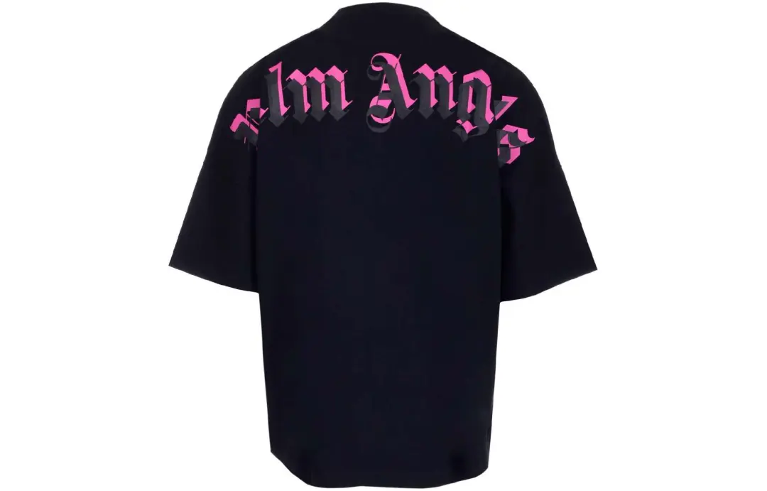 PALM ANGELS Oversized Double Logo T shirt