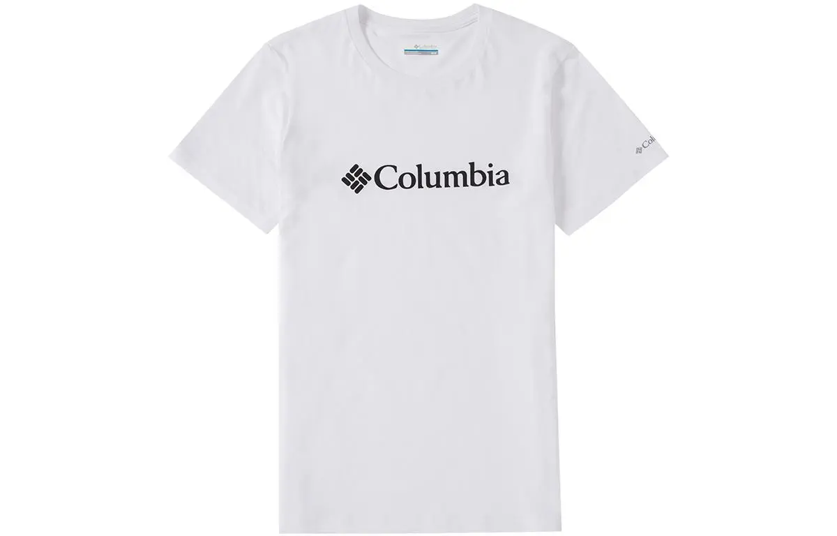 Columbia T-Shirts Men's White Crew Neck Moderate