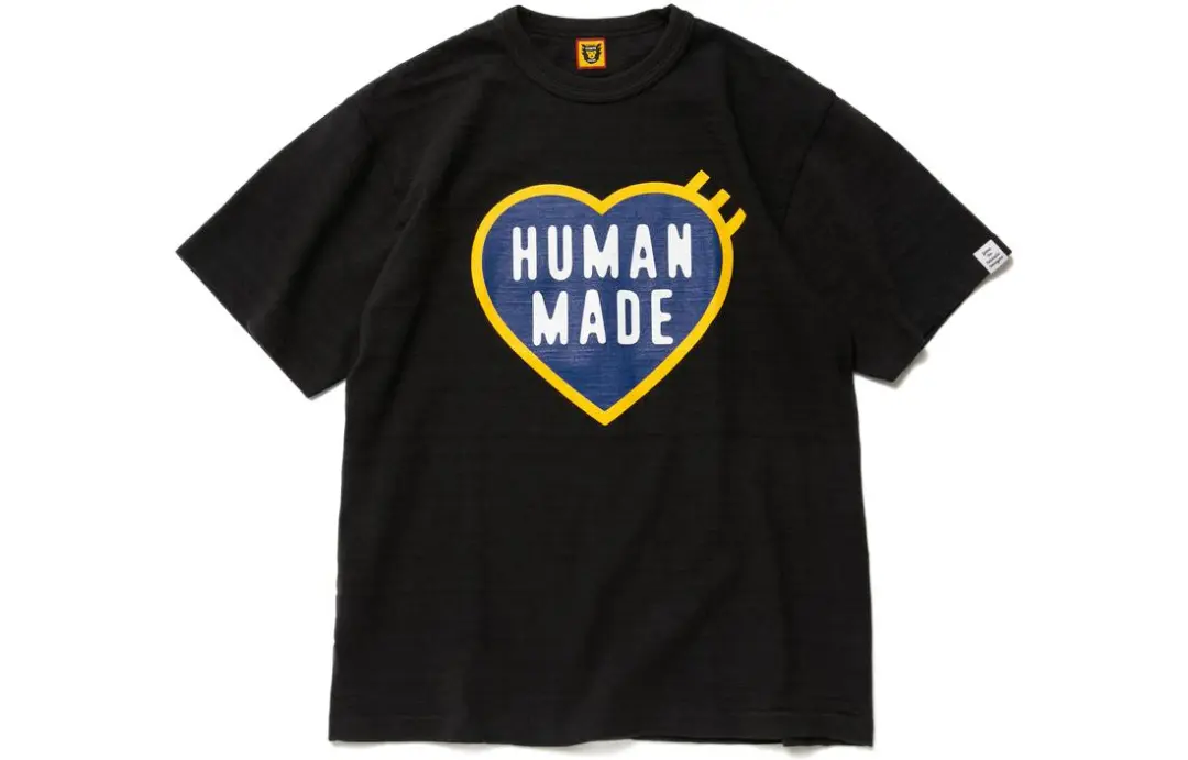 HUMAN MADE T Shirts Unisex Crew Neck Moderate Straight Fit