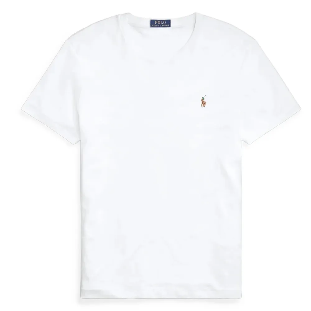 Polo Ralph Lauren SS23 T Shirt Custom Slim Fit Men's White