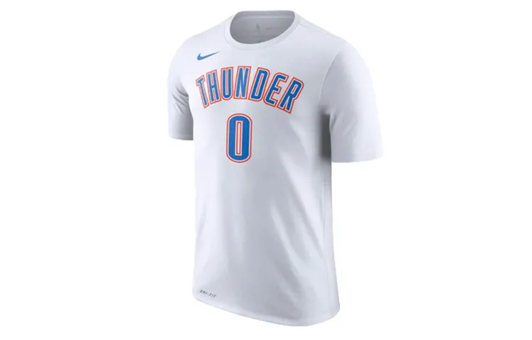 Nike X NBA T-Shirts Men's Crew Neck Moderate Straight Fit