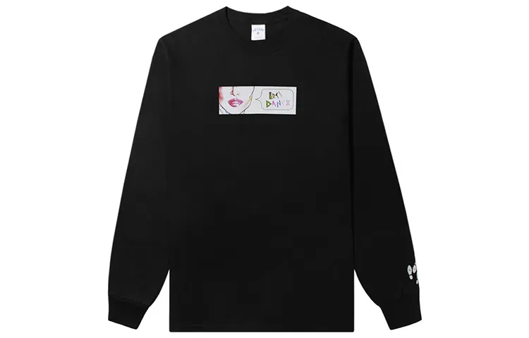 NOAH T Shirts Unisex Black Crew Neck Moderate Straight Fit