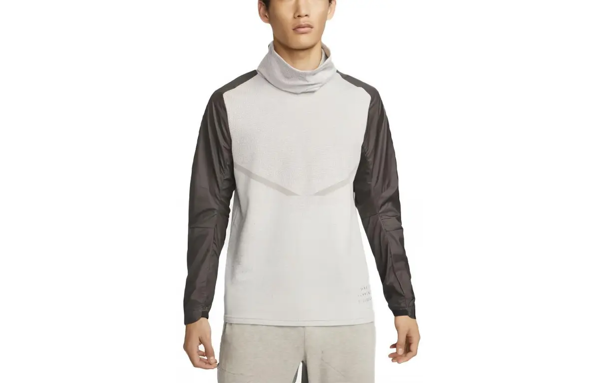 Nike THERMA-FIT ADV T-Shirts Men's Cave Stone Turtleneck Moderate Straight Fit