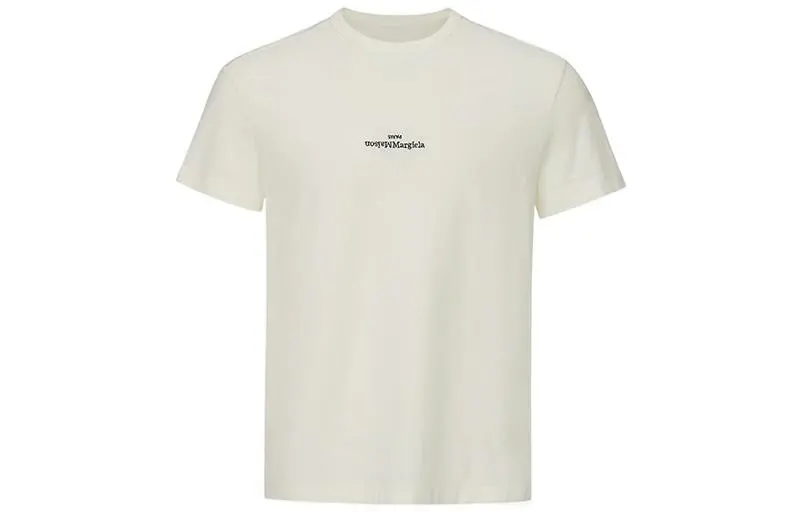 Maison Margiela Logo Printed T Shirt